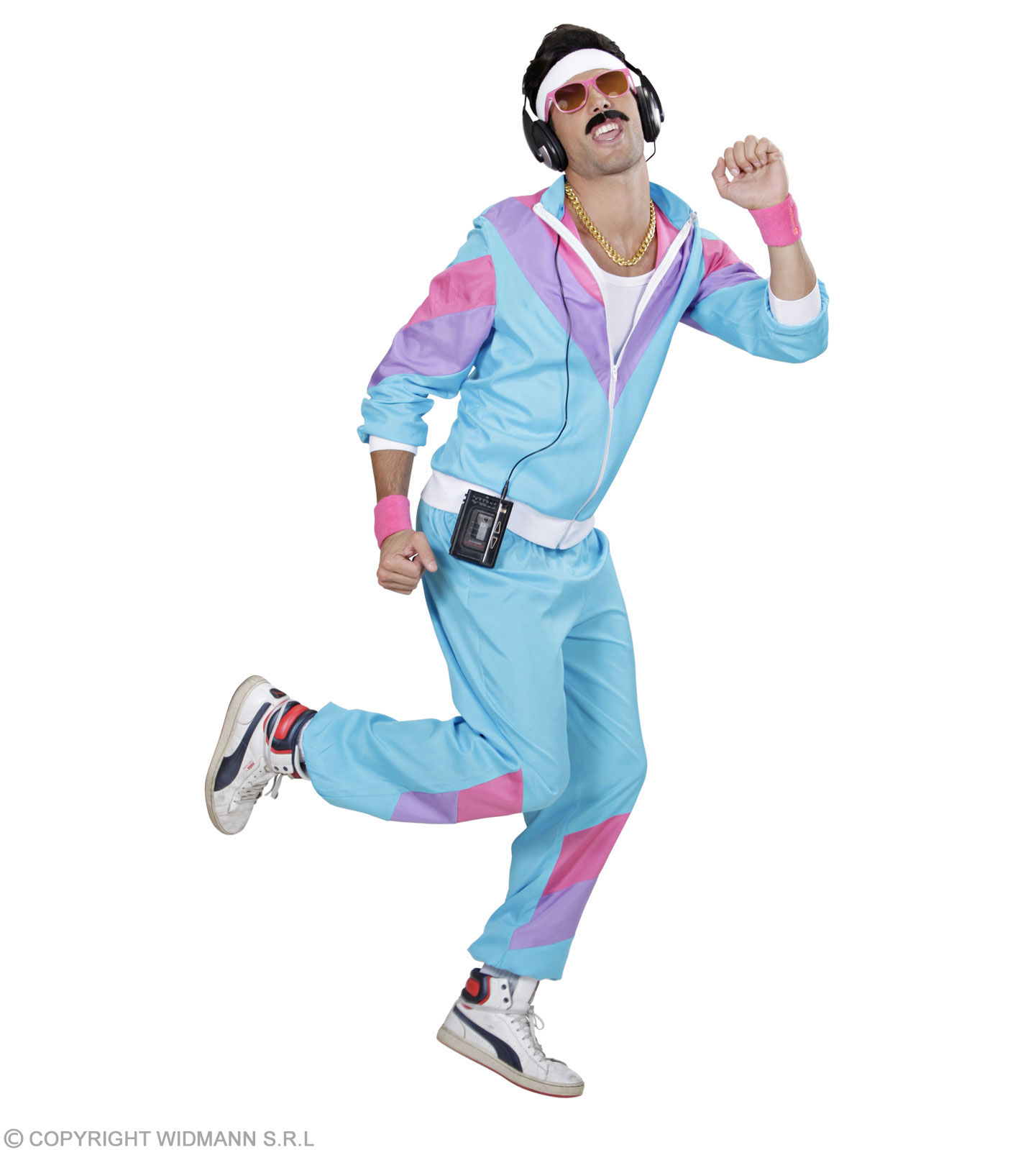 80er Jahre Anzug XL türkis