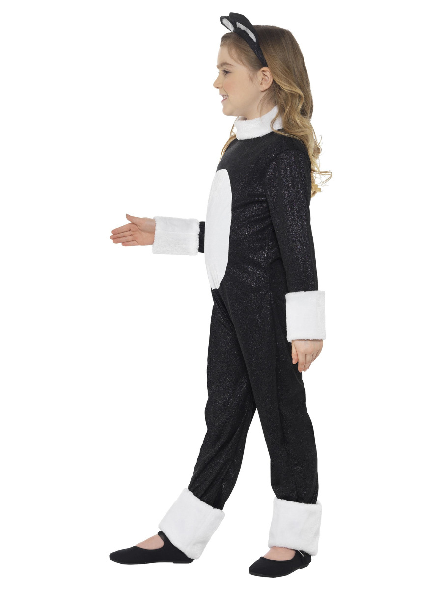 Kätzechen Overall  schwarz-weiss MEDIUM