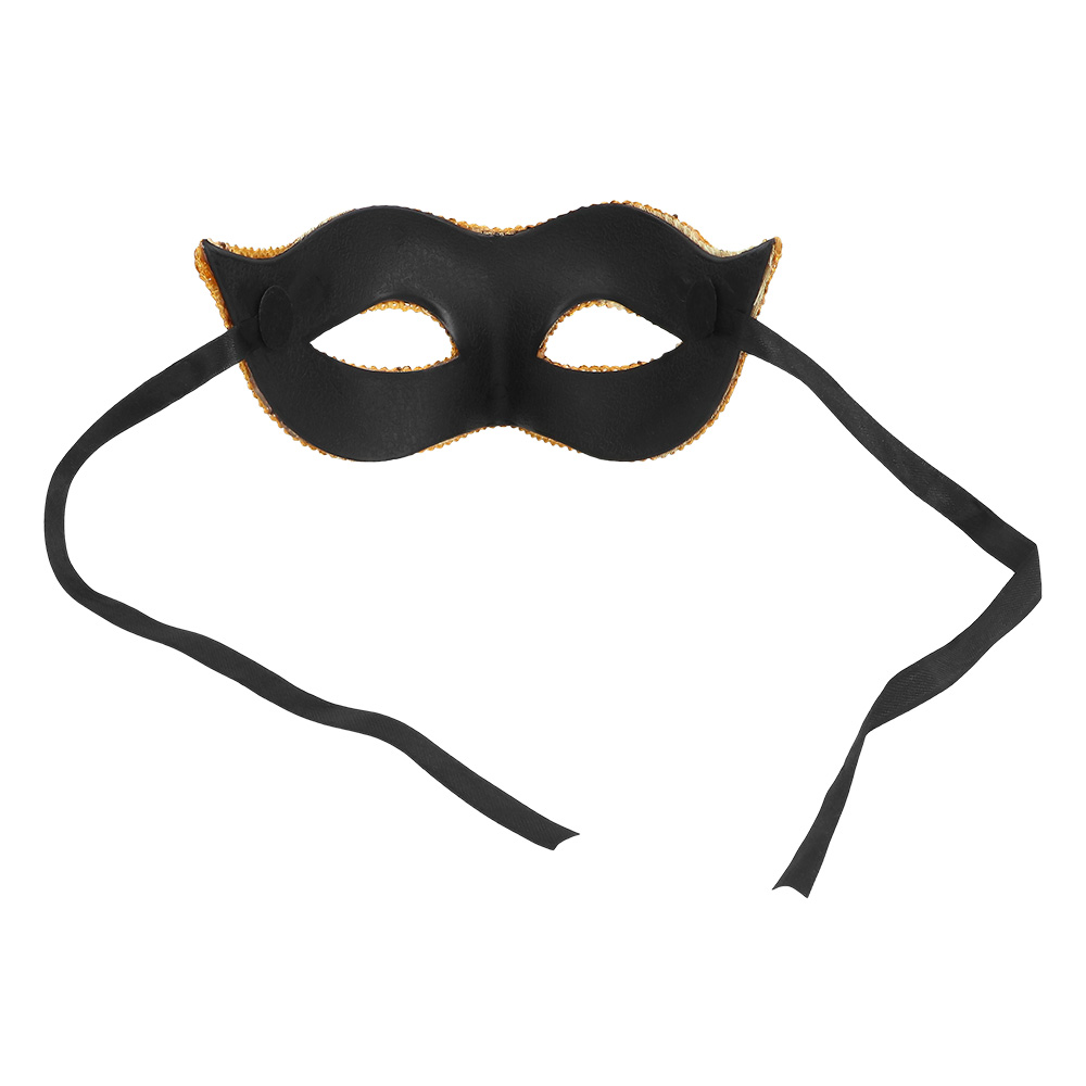 Pailletten Maske gold  Venezia