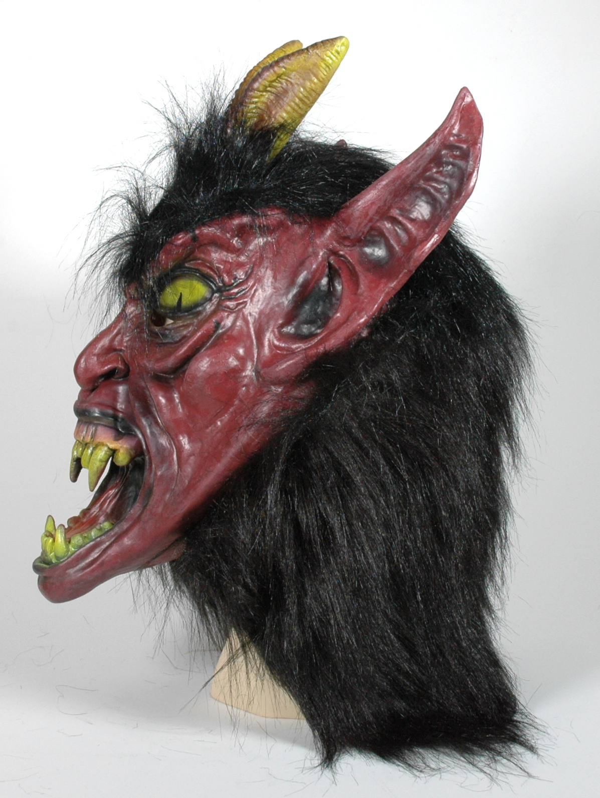 Krampus SET Overall Größe 164 schwarz mit Maske