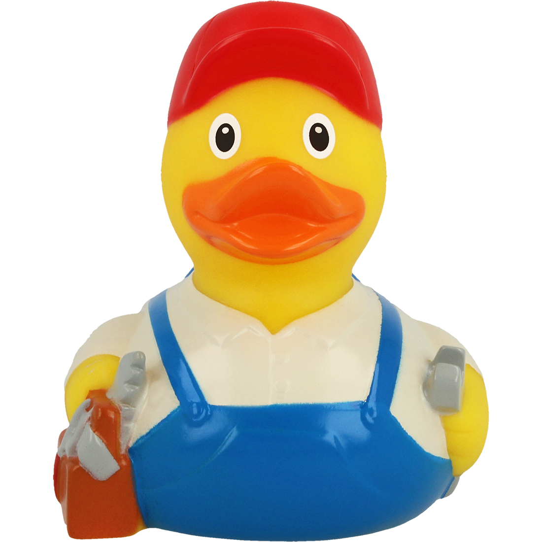 Profi Handwerker Badeente ca. 8,5cm mit Werkzeugkoffer
