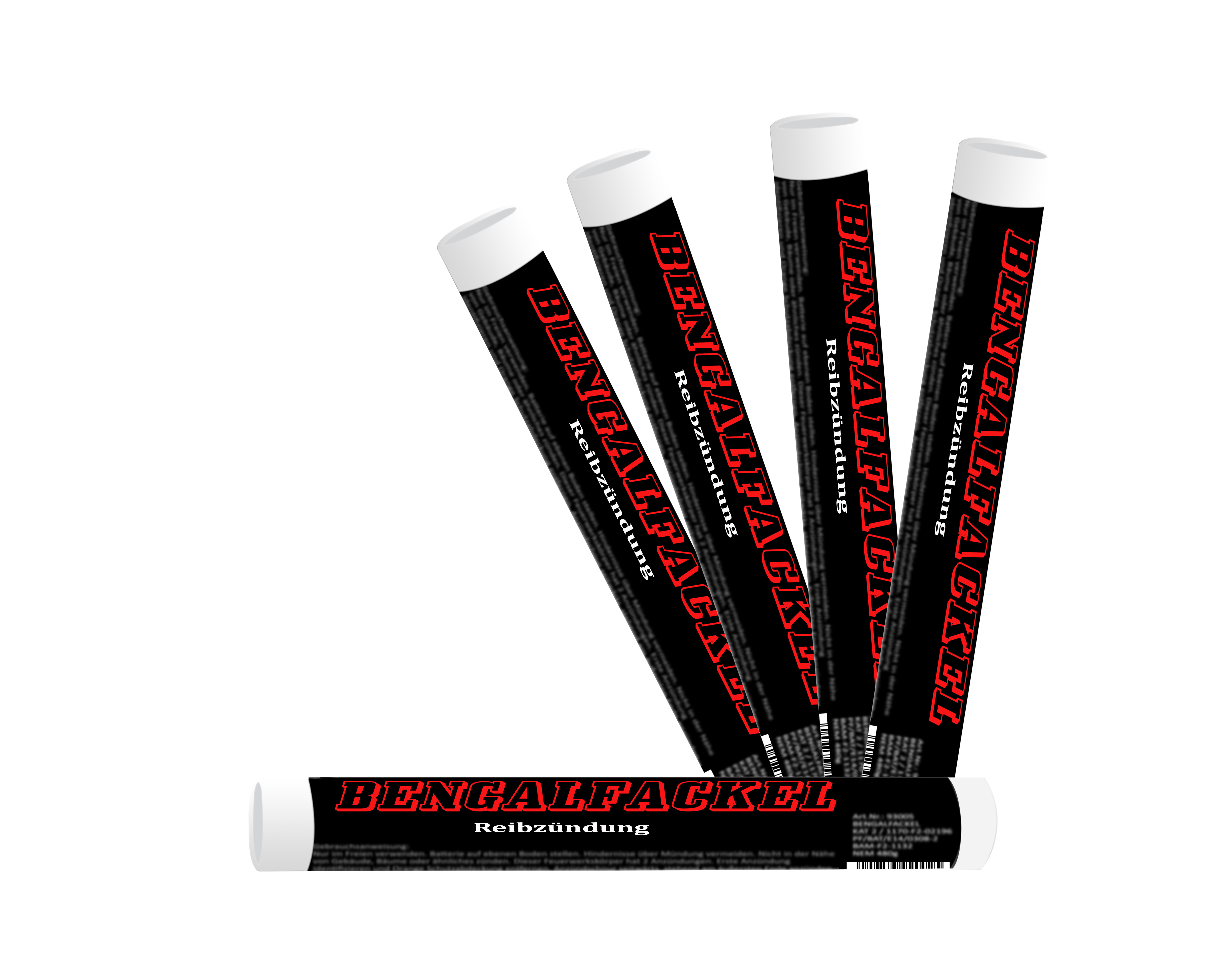 Bengalische Handfackel ROT 90 Sekunden