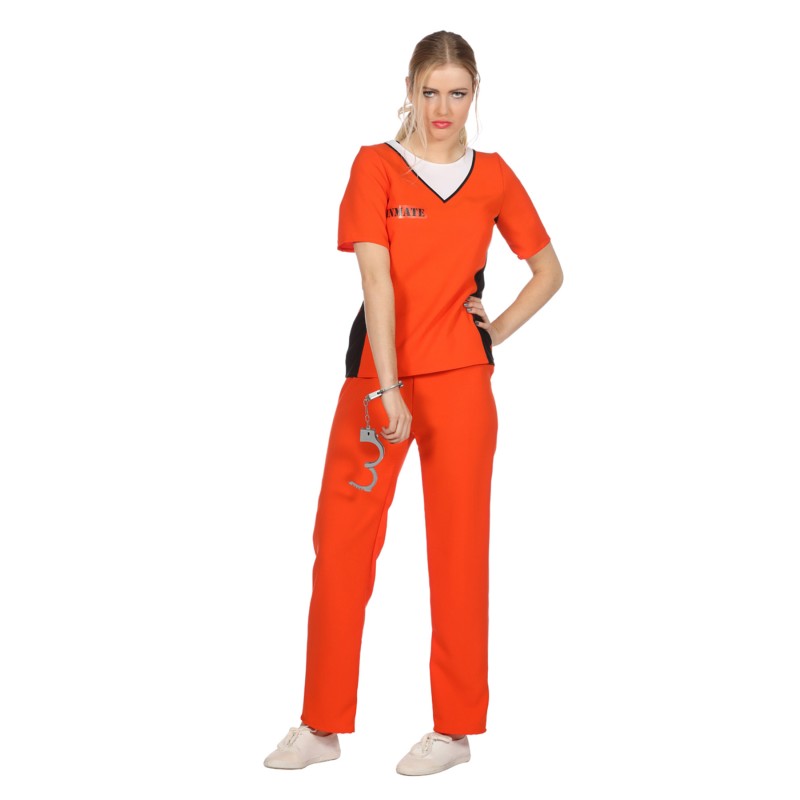 Damen Sträfling orange Gr. 36  Oberteil u.Hose