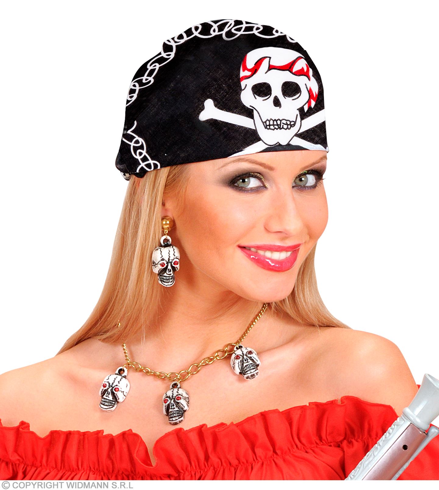 Piraten Tuch  schwarz