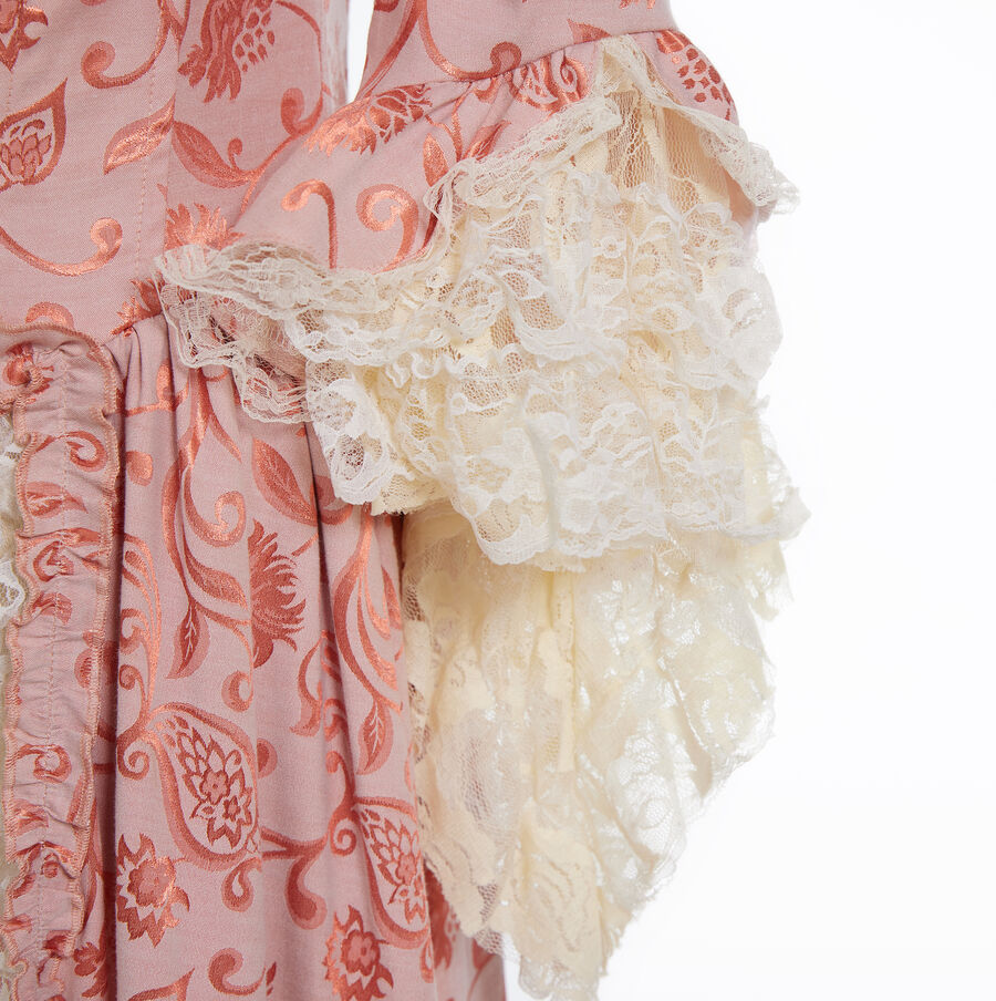 Barock Kleid 2teilig orange  XL  42/44