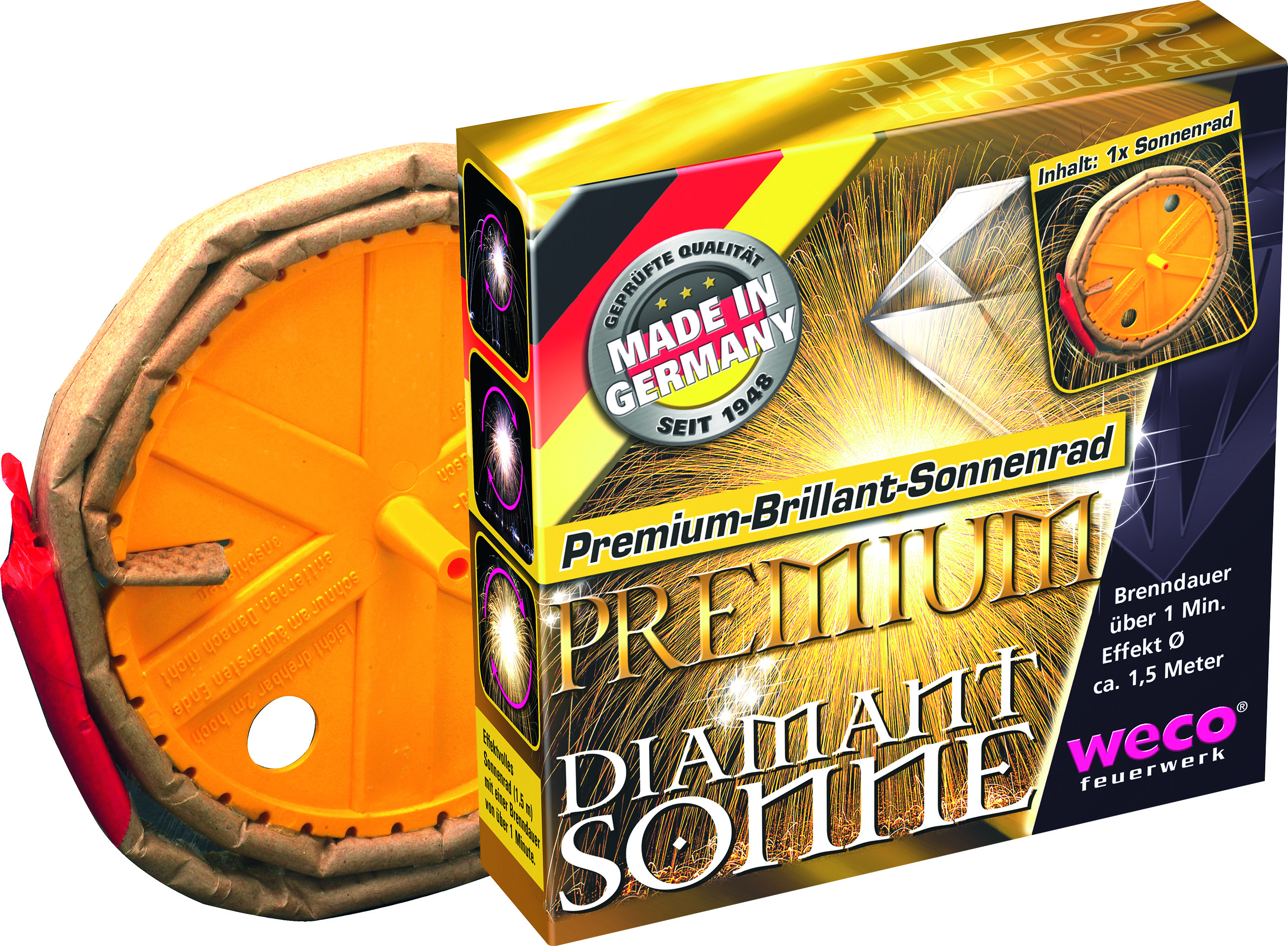 Premium Diamant-Sonne