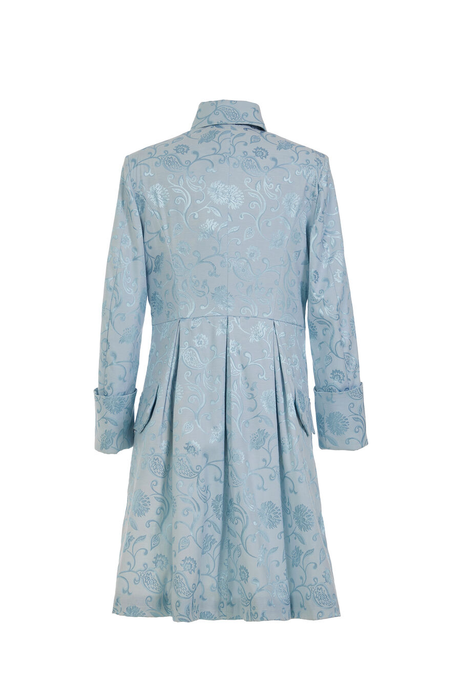 Historischer Mantel hellblau  M   Gr.48/50 deluxe