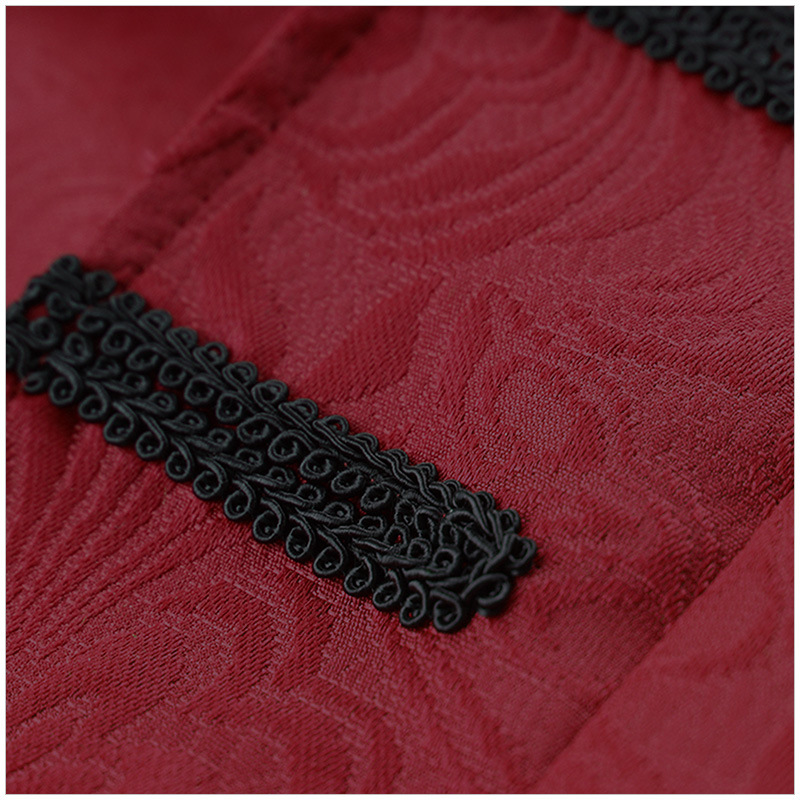 Dunkelroter Historischer Mantel Gr. 56  (XXL)