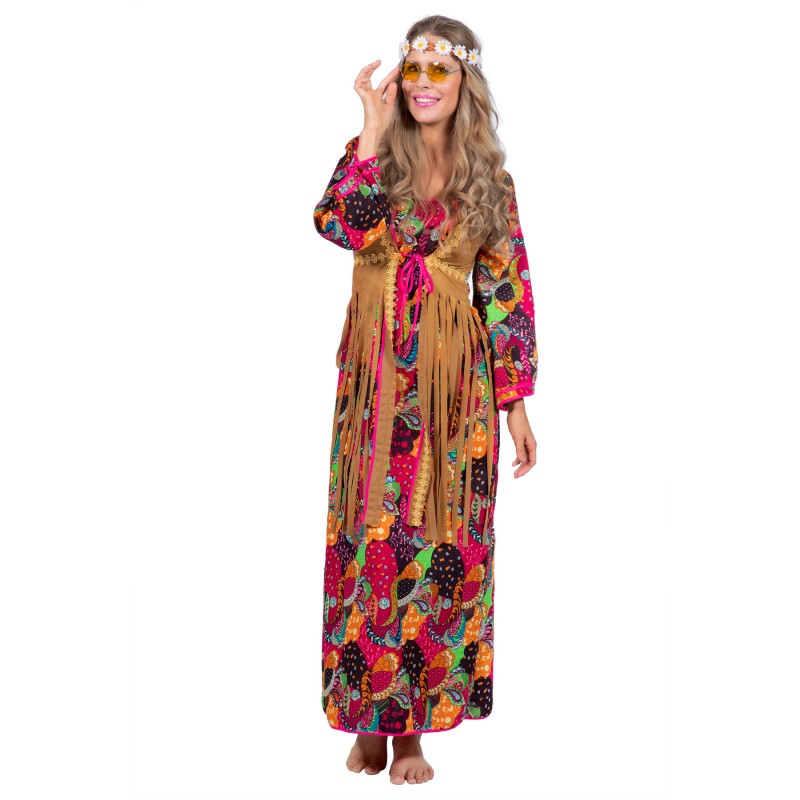 Hippie Kleid lang  Gr. 46