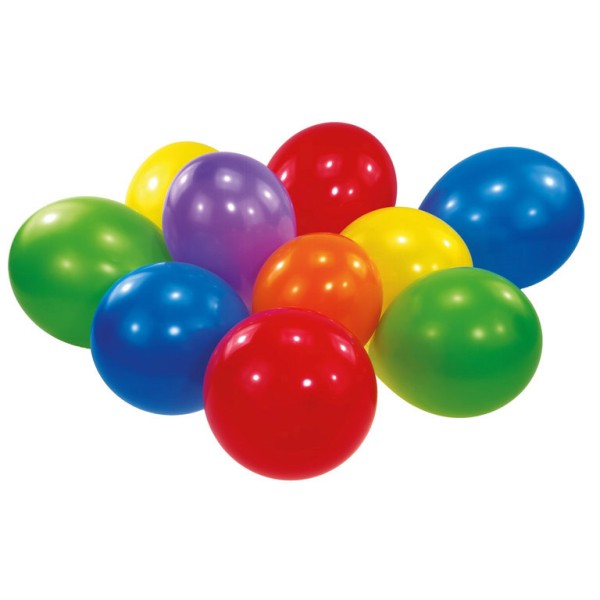 100 Ballons 22,8cm sortierte Farben