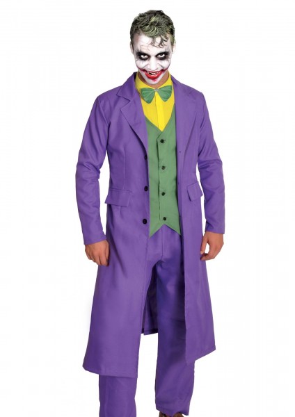 Joker Kostüm LARGE Jacke, Hose und Weste