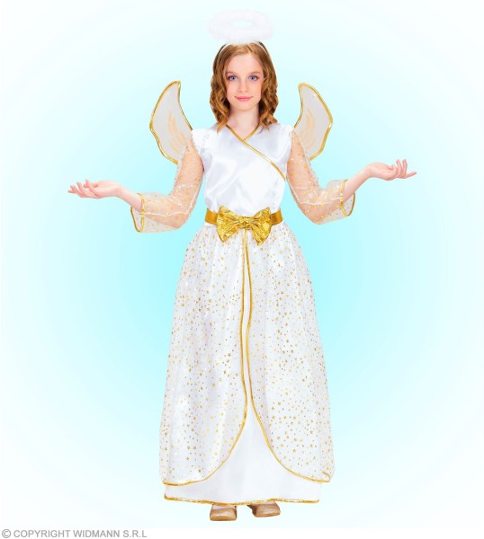 Engel Kostüm Größe 128 mit Flügel+Heiligenschein