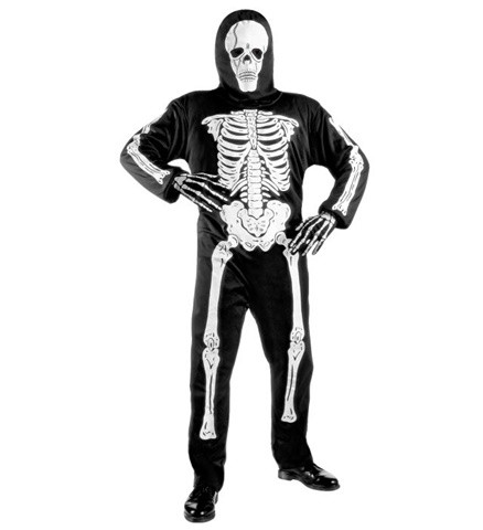 Skelett Overall Größe 140