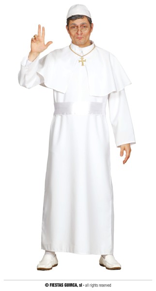 Papst Kostüm weiß 52/54 L