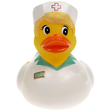 Krankenschwester Badeente 8cm