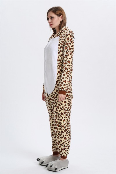 Leopard Kostüm Größe XS Overall für Erwachsene