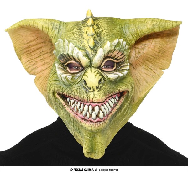 Grüne Monster Alien Maske