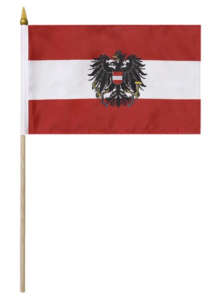 Österreich Fahne aus Stoff ca. 31x46cm
