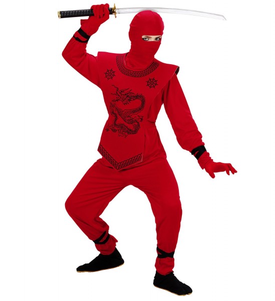 Roters Ninja Kostüm Gr.128